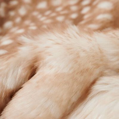 Faux Fawn Fur Jacket